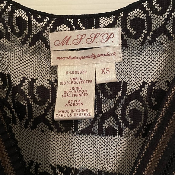 MSSP Black Lace Dress - Like New! - Picture 4 of 6